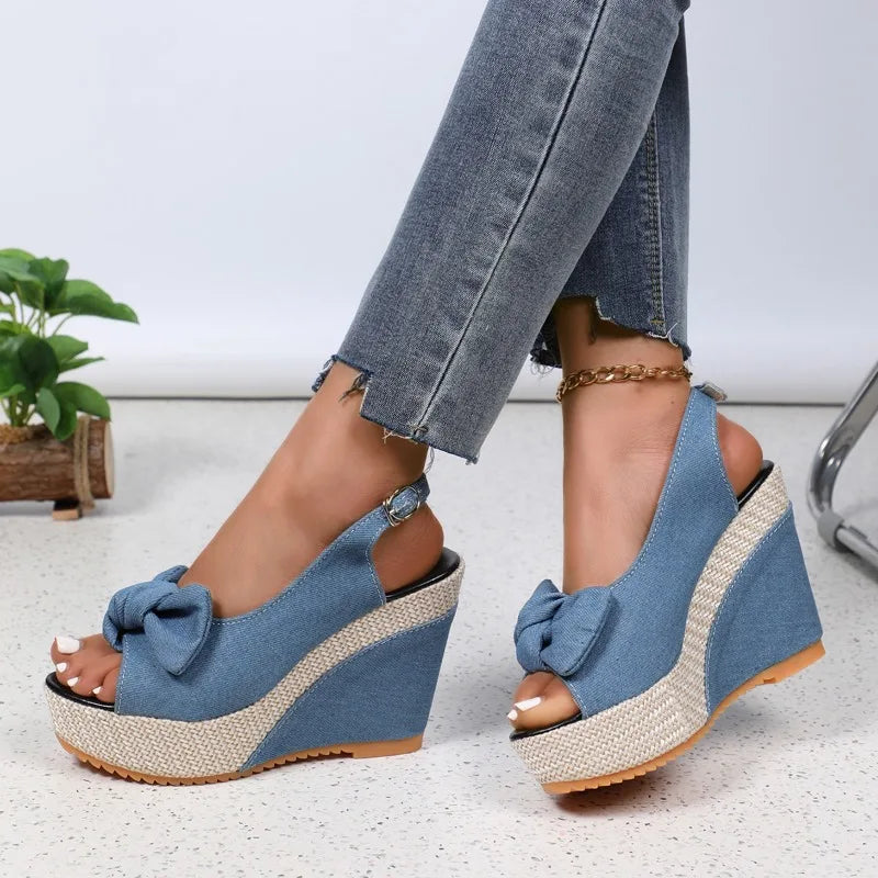 Sandalias de cuña Zoe