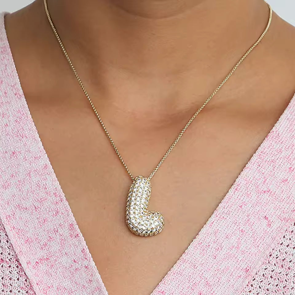 Colgante Bubble Shine™ – Iniciales con Circonitas