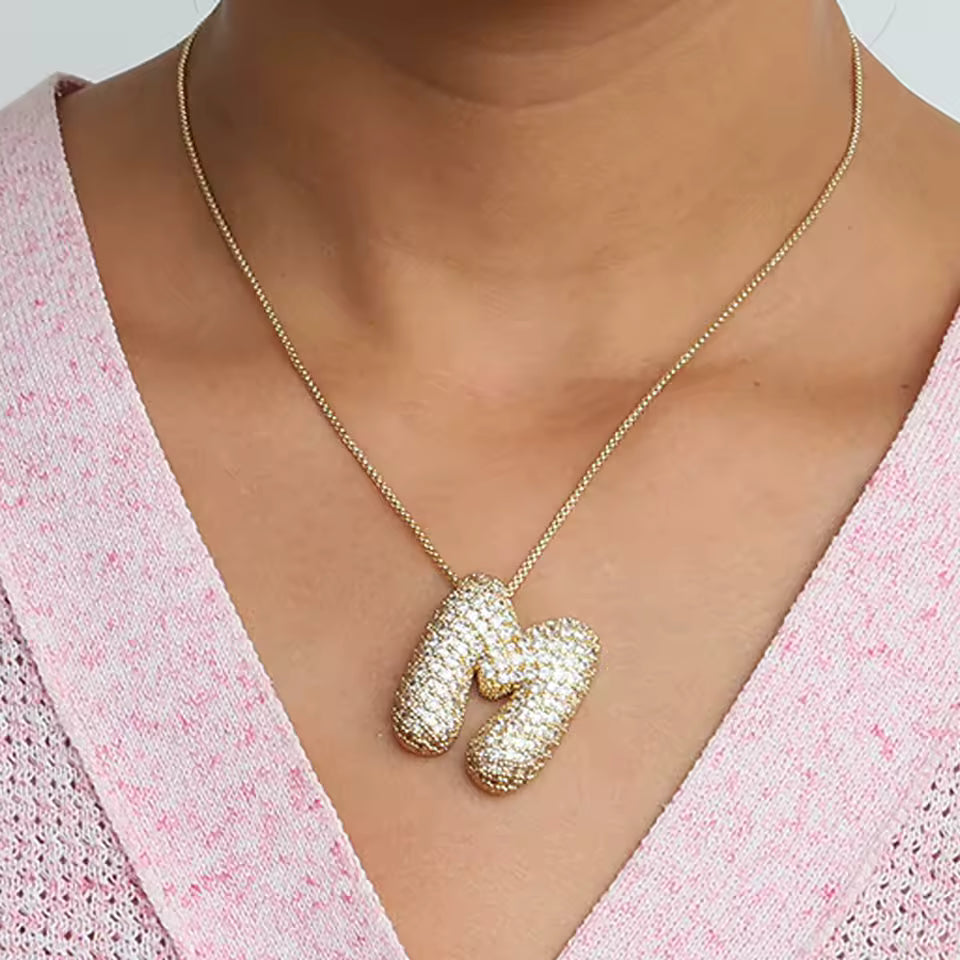 Colgante Bubble Shine™ – Iniciales con Circonitas
