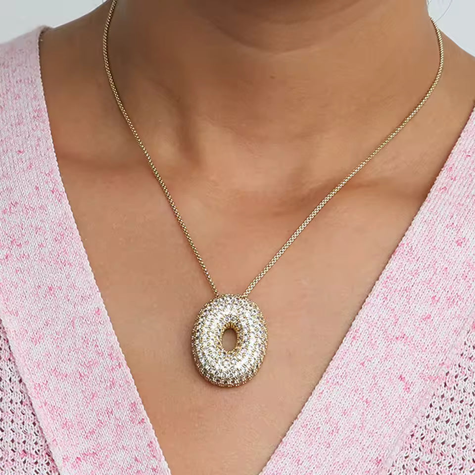 Colgante Bubble Shine™ – Iniciales con Circonitas