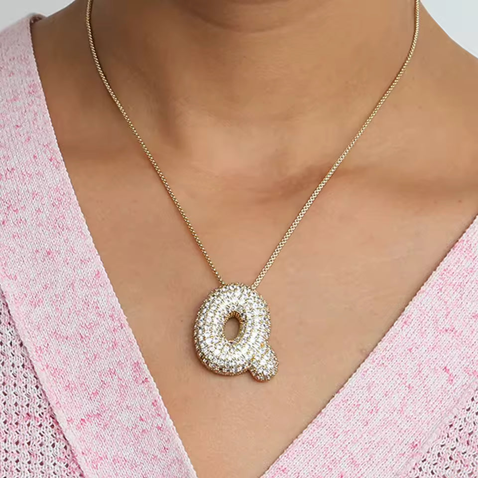 Colgante Bubble Shine™ – Iniciales con Circonitas