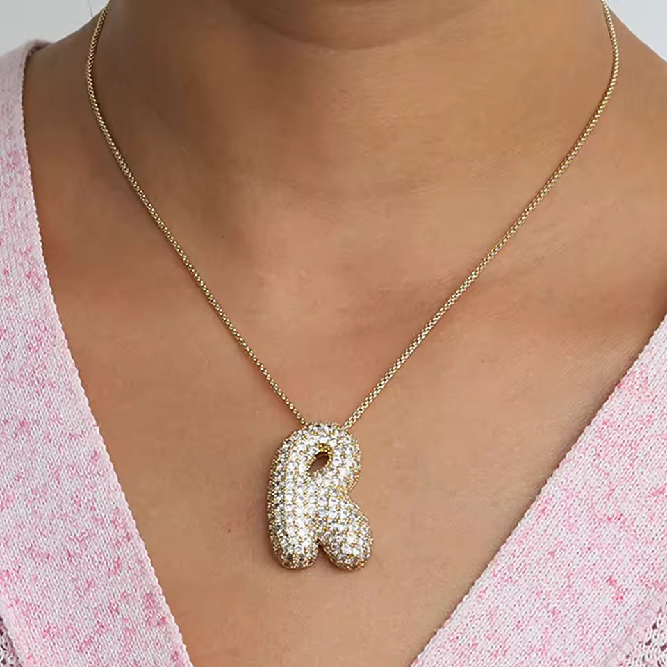 Colgante Bubble Shine™ – Iniciales con Circonitas