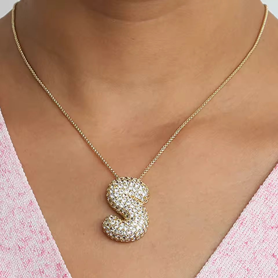 Colgante Bubble Shine™ – Iniciales con Circonitas