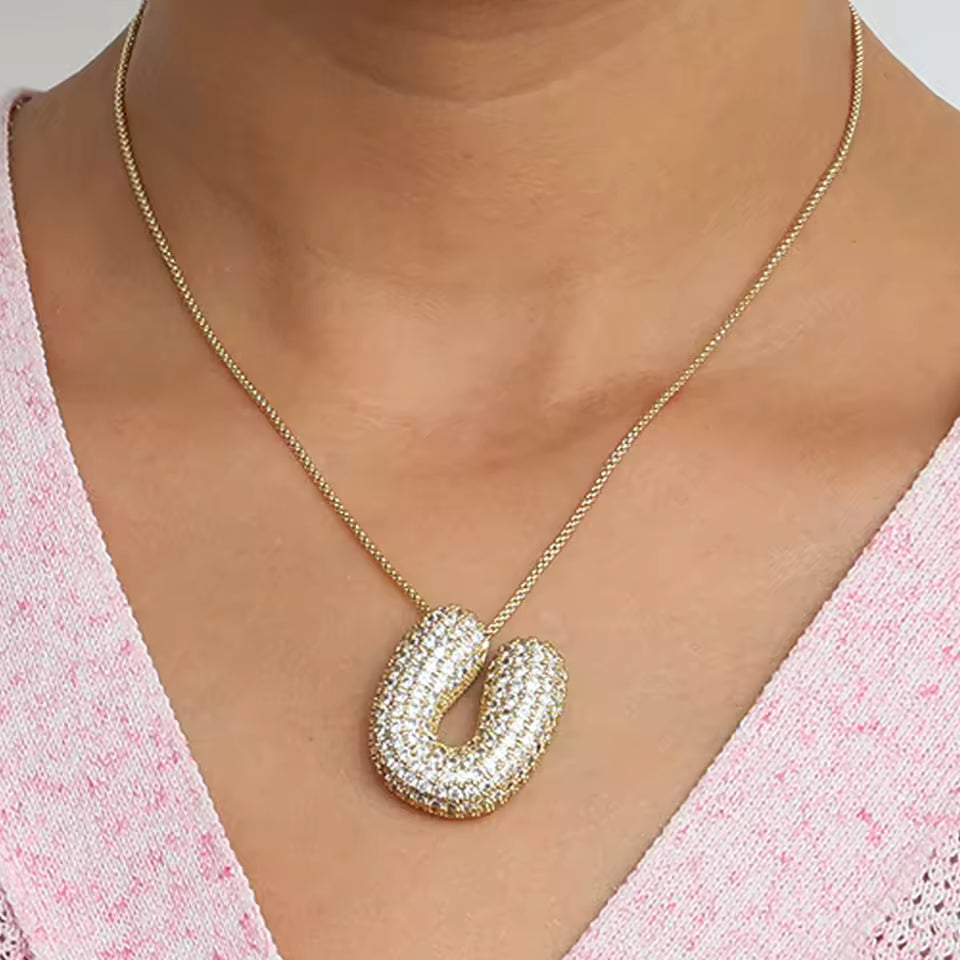 Colgante Bubble Shine™ – Iniciales con Circonitas