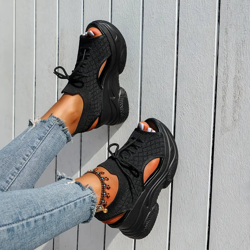 Sandalias suela track