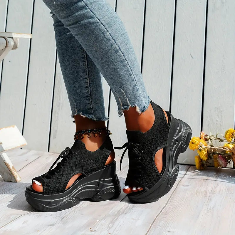 Sandalias suela track