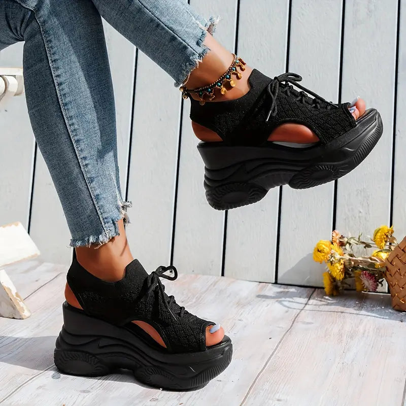 Sandalias suela track