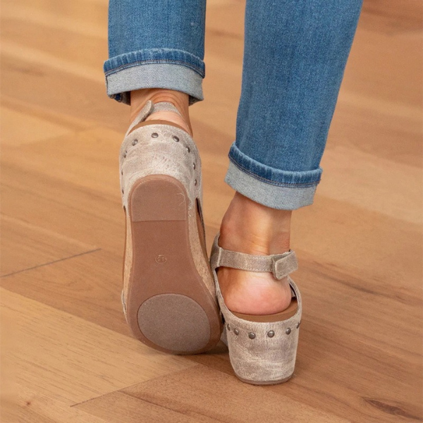 Sandalias de cuña Mónaco