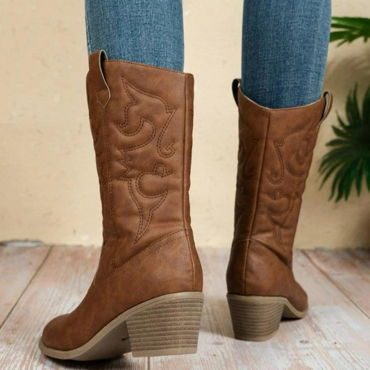 Botas Cowboy Clásicas Marrones – Comodidad con Estilo Western