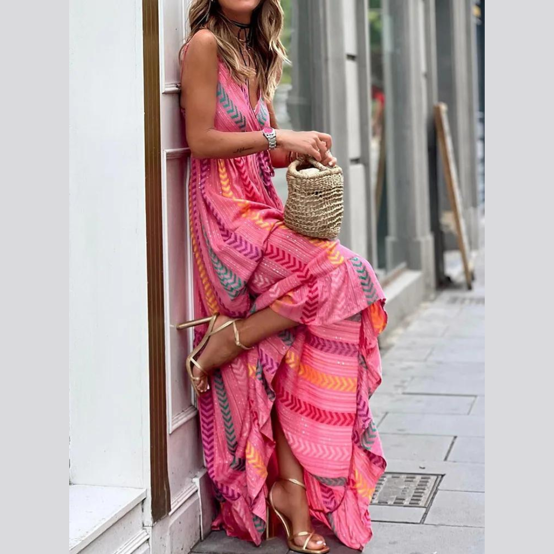 Vestido largo Multicolor