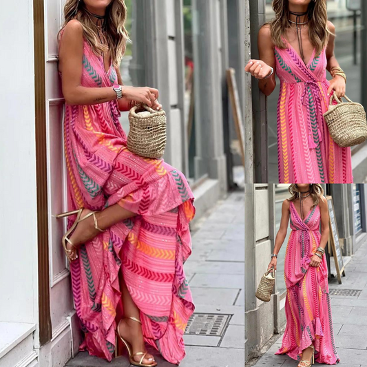 Vestido largo Multicolor