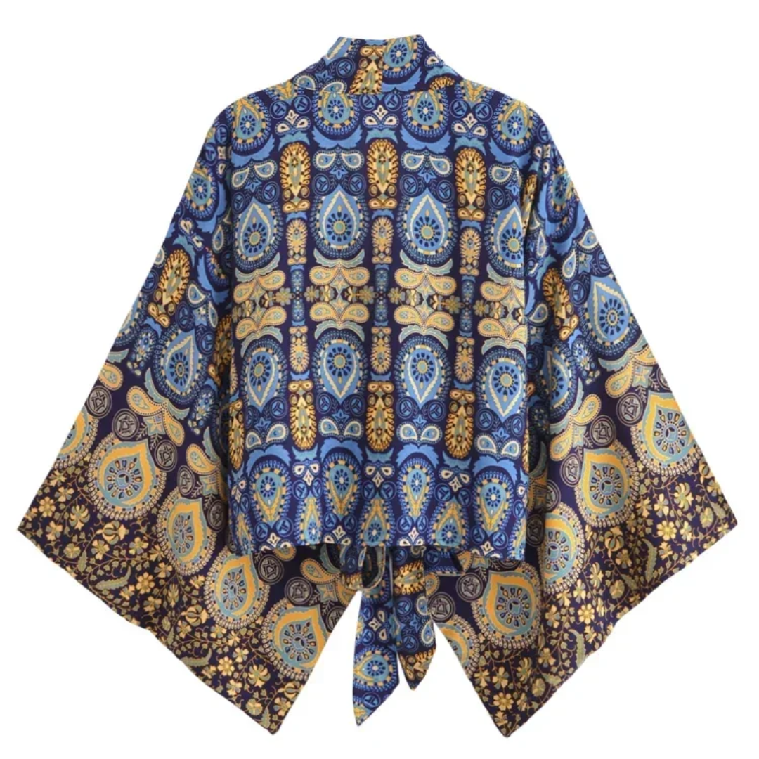 Kimono corto boho fiesta Daría