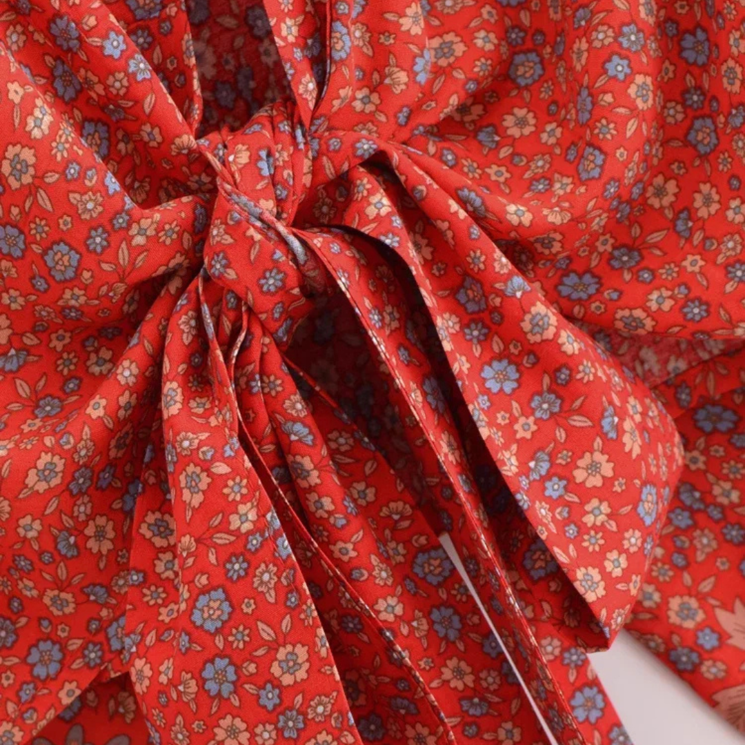 Kimono corto boho estampado Amanecer