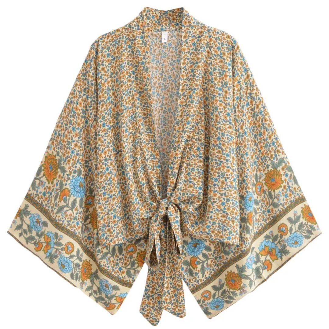 Kimono corto boho estampado BoomBa