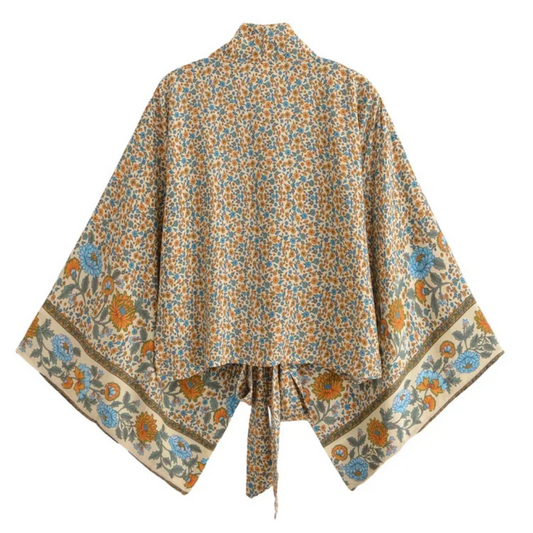 Kimono corto boho estampado BoomBa