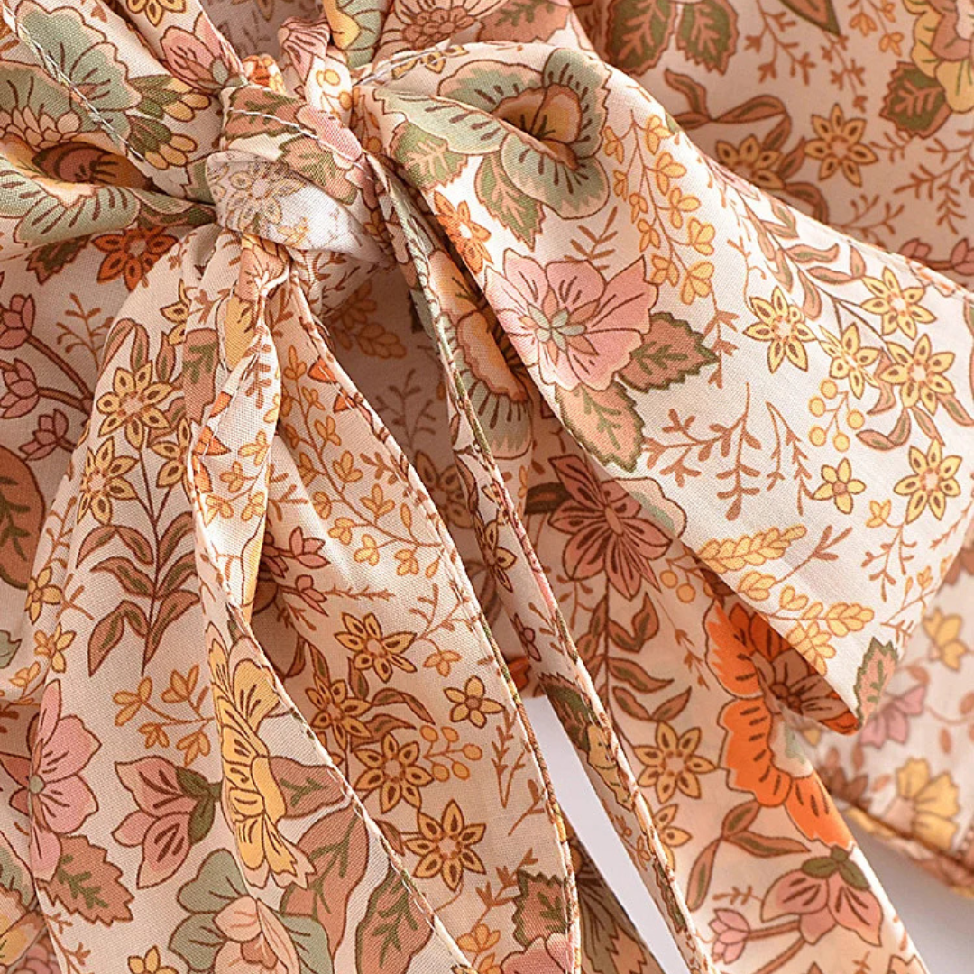 Kimono corto boho estampado Valeria