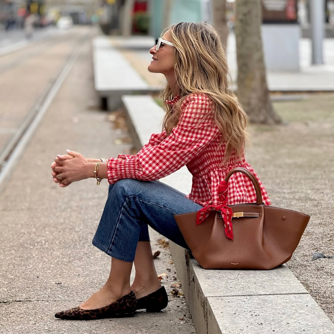 Camisa Vichy Roja – Estilo Fresco y Atemporal
