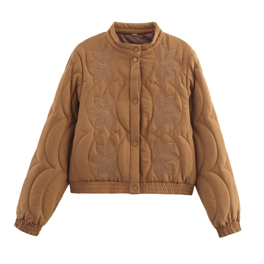 Chaqueta Bomber Acolchada Azul – Estilo y Confort Diario