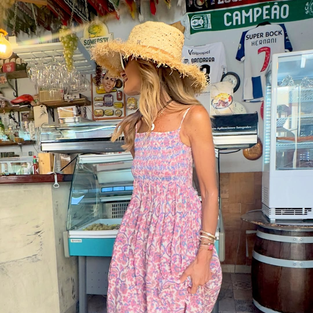 Vestido Largo Boho Estampado Floral