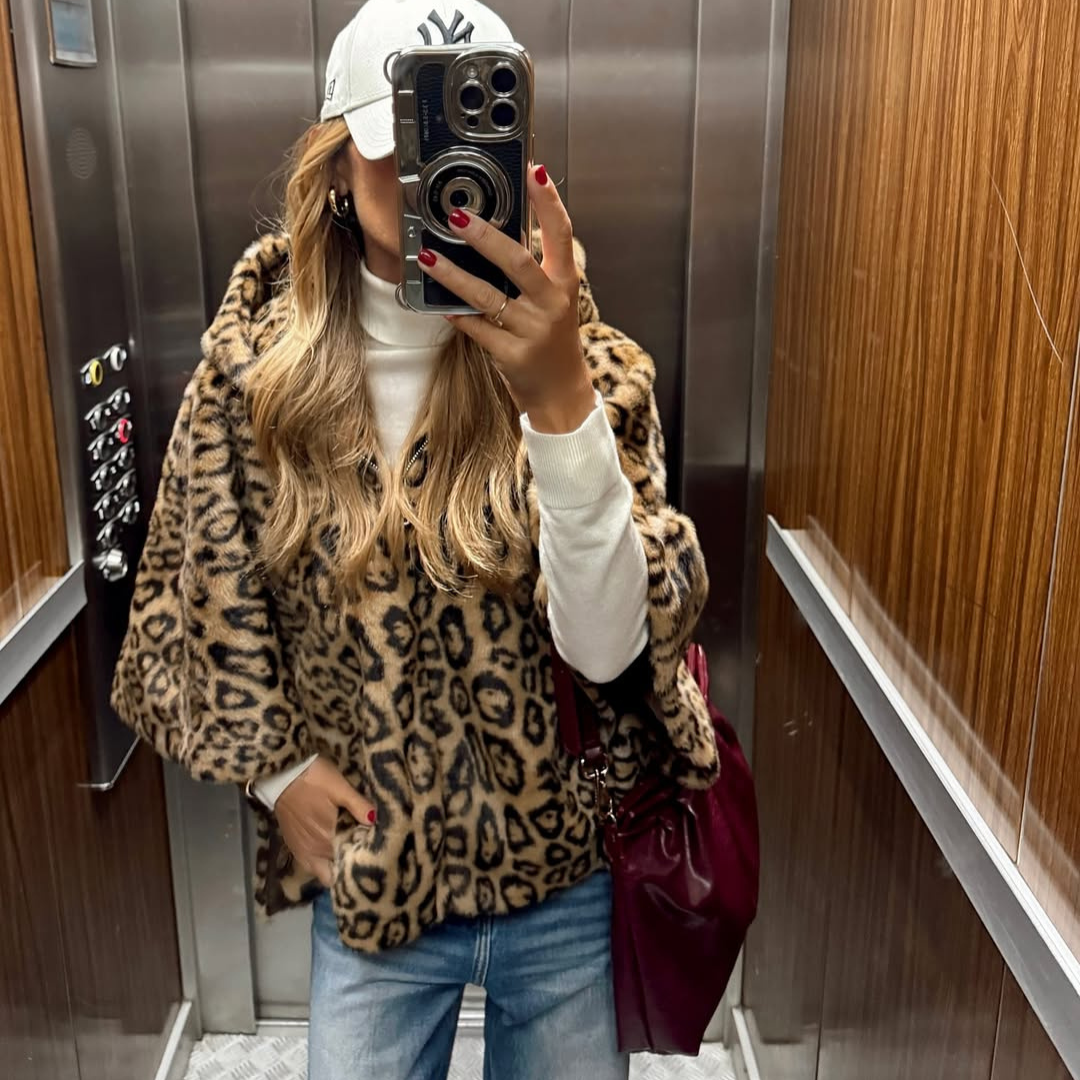 Abrigo-Capa Leopardo Chic