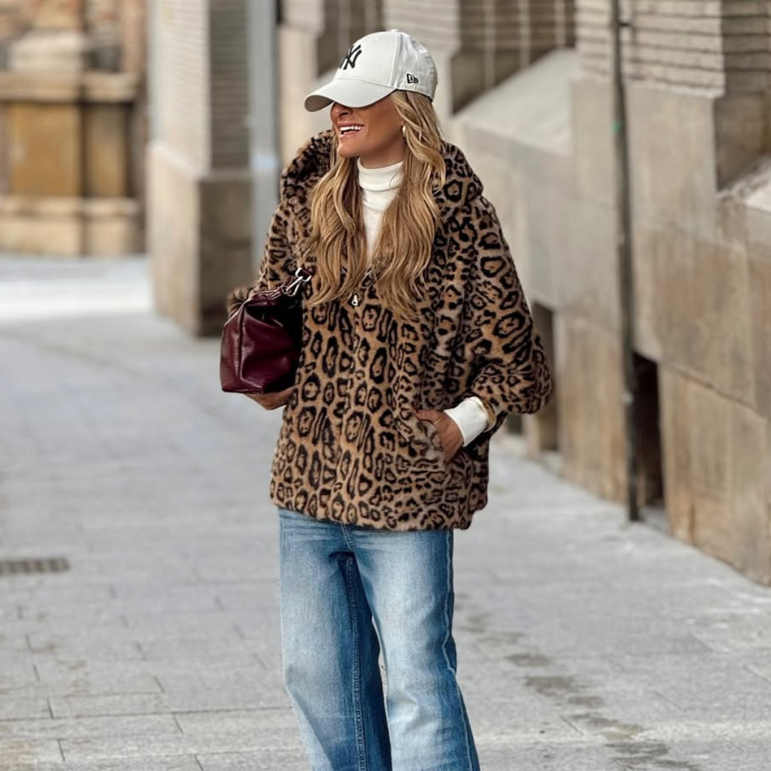 Abrigo-Capa Leopardo Chic