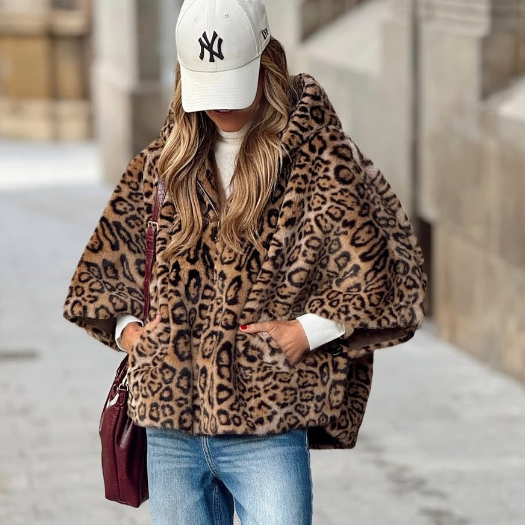 Abrigo-Capa Leopardo Chic