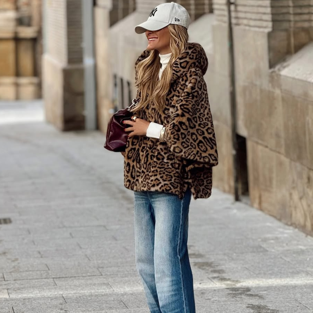 Abrigo-Capa Leopardo Chic