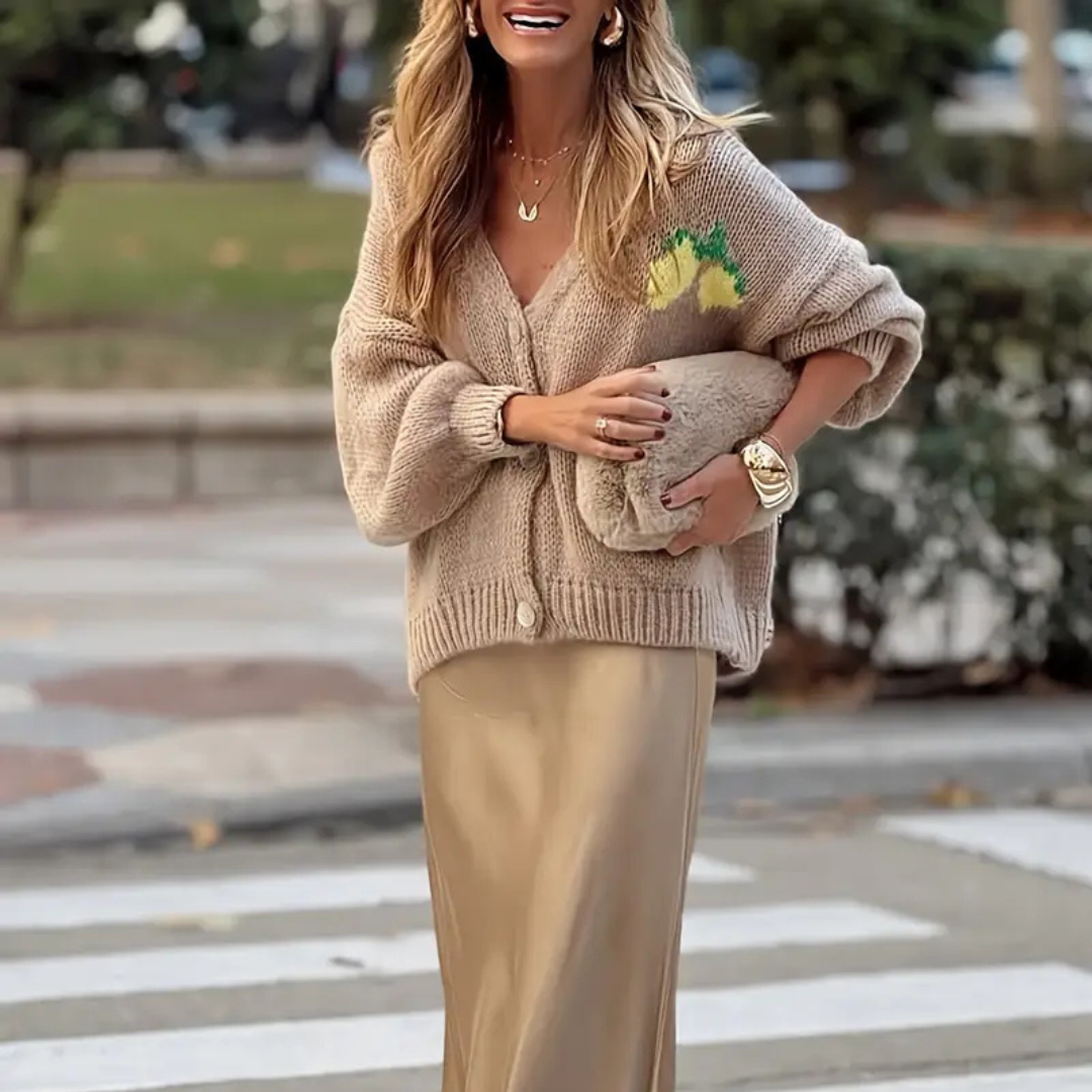 Chaqueta de punto Limoncello 🍋🤎