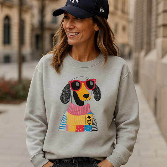 Sudadera Polar Dog Art™ – Estilo Urbano con Calidez Extra