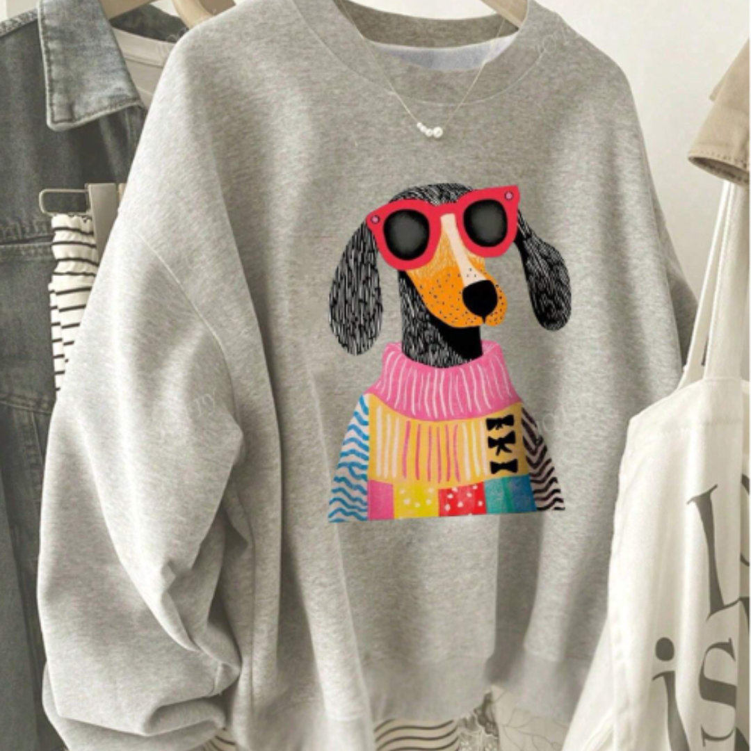 Sudadera Polar Dog Art™ – Estilo Urbano con Calidez Extra