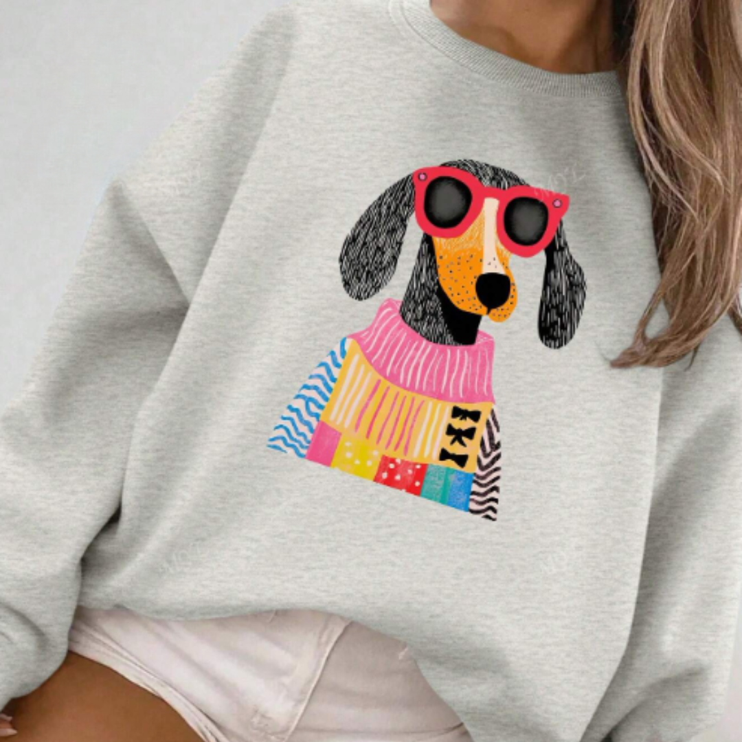 Sudadera Polar Dog Art™ – Estilo Urbano con Calidez Extra