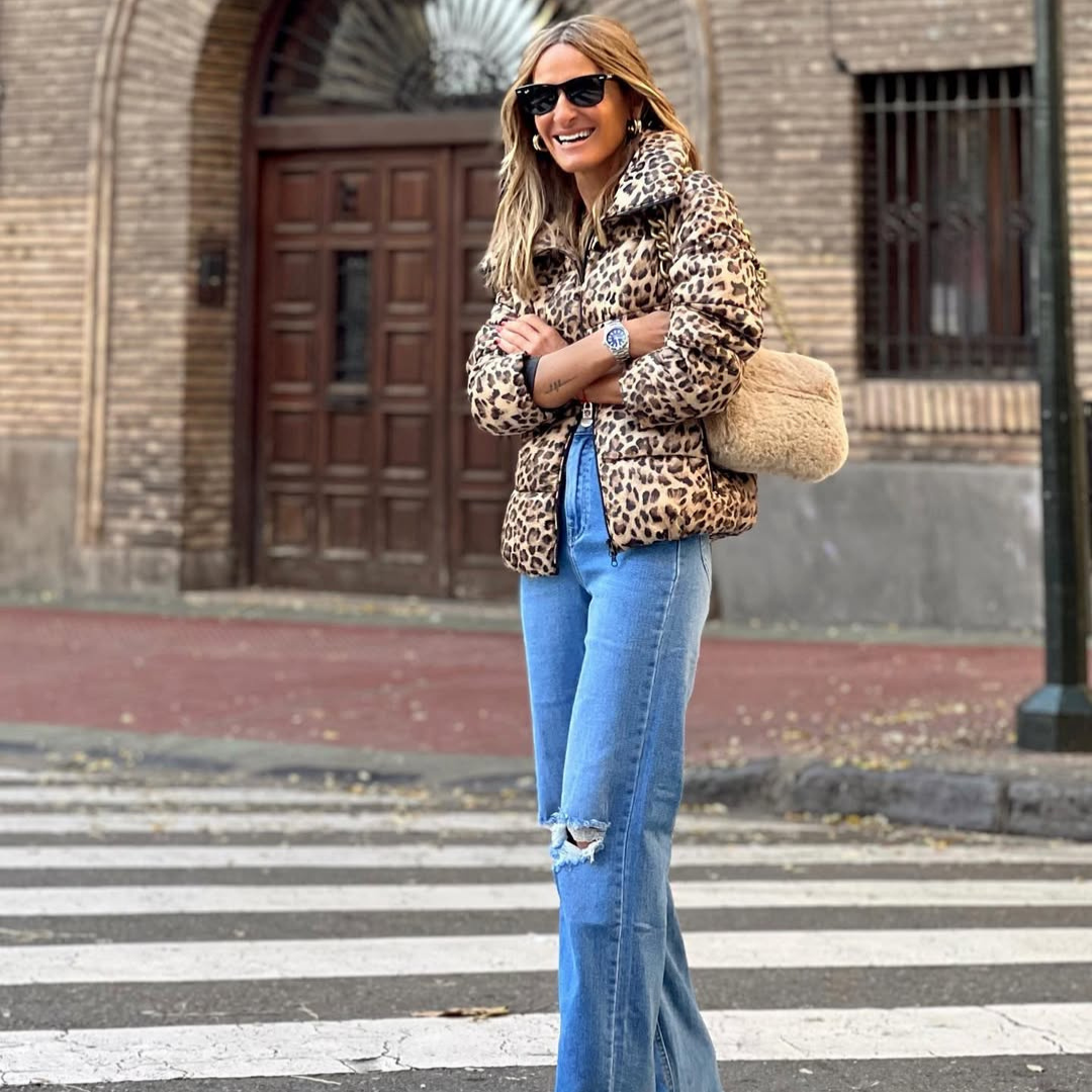 Chaqueta Wild Luxe™ – Acolchada Animal Print