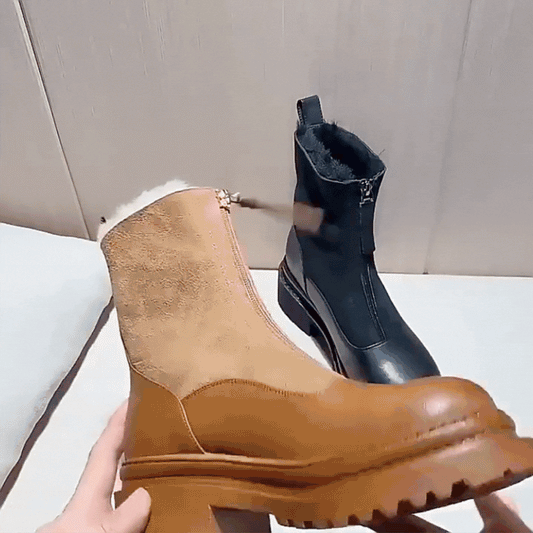 Botas Árticas Piel Vienne™ – Impermeables térmicas y cremallera frontal