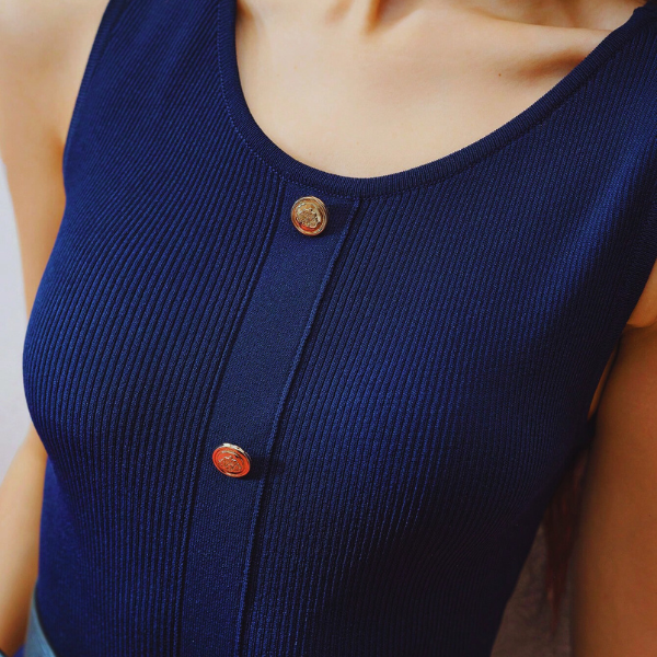 Vestido de Punto Estructurado Midnight de Montivall