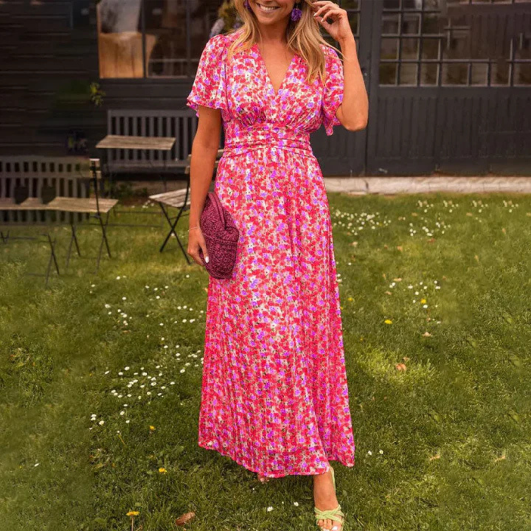 Vestido Mallorca – Clásico con escote en V y caída fluida