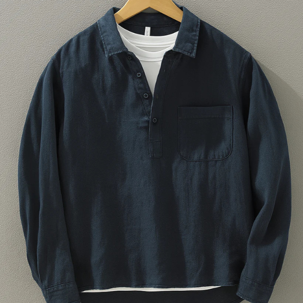 Camisa de Lino con cuello KIOTO