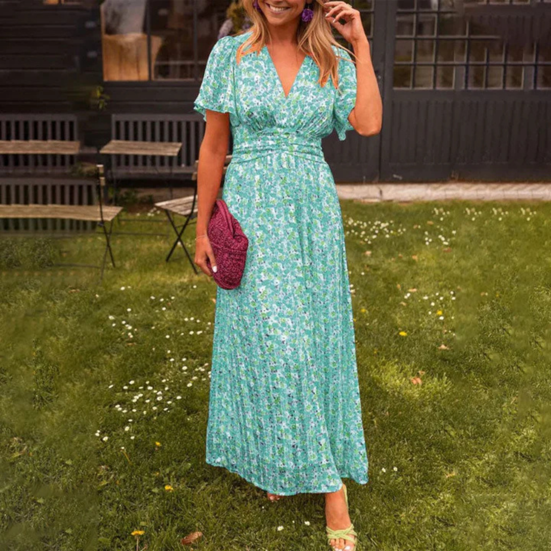 Vestido Mallorca – Clásico con escote en V y caída fluida