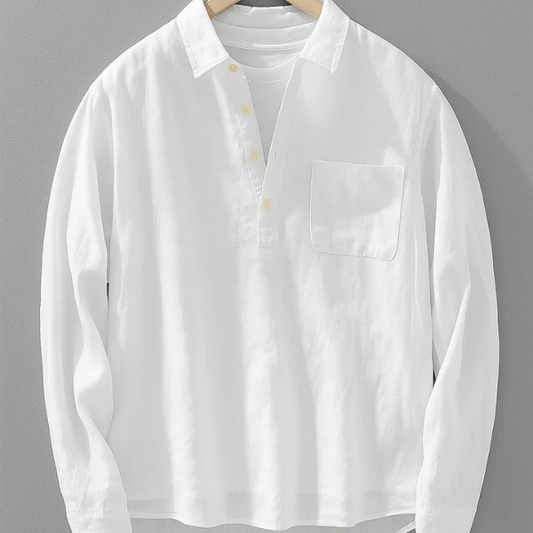 Camisa de Lino con cuello KIOTO