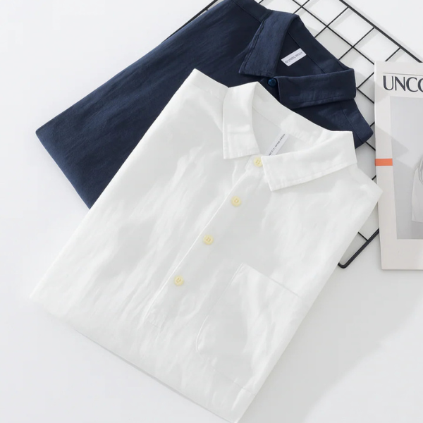 Camisa de Lino con cuello KIOTO