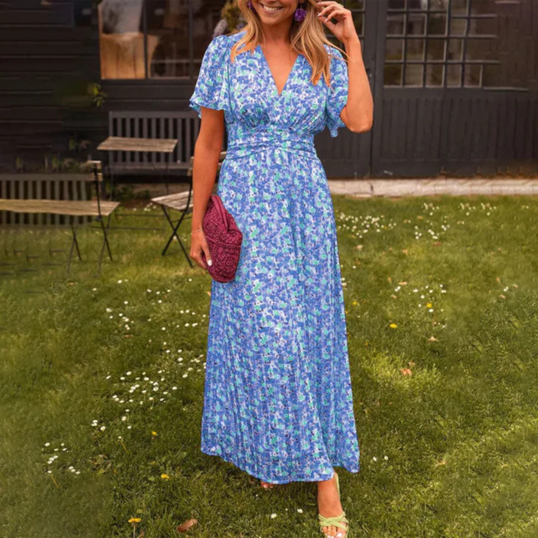 Vestido Mallorca – Clásico con escote en V y caída fluida