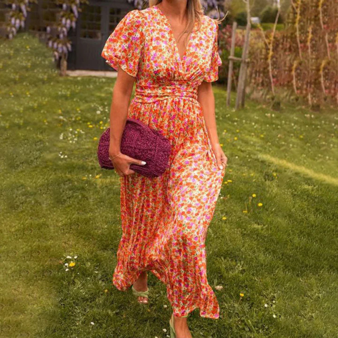 Vestido Mallorca – Clásico con escote en V y caída fluida