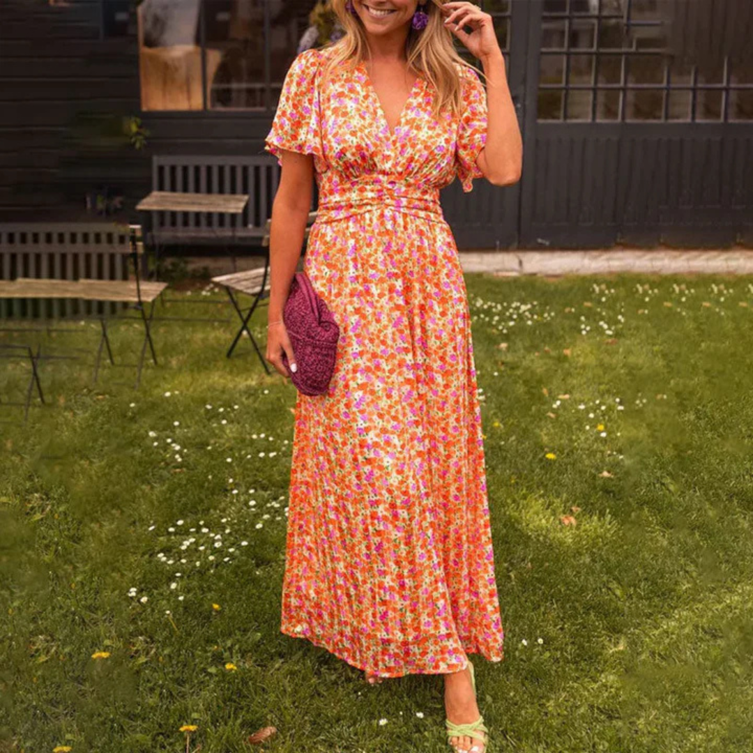 Vestido Mallorca – Clásico con escote en V y caída fluida