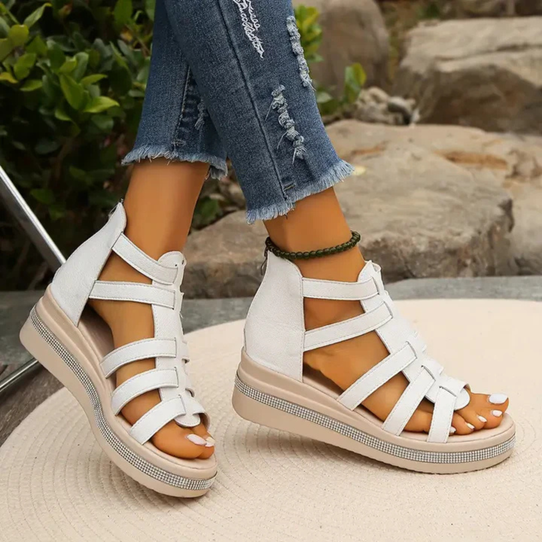 Sandalias Confort Flexia™ – Soporte plantar Tiras suaves + suela ergonómica