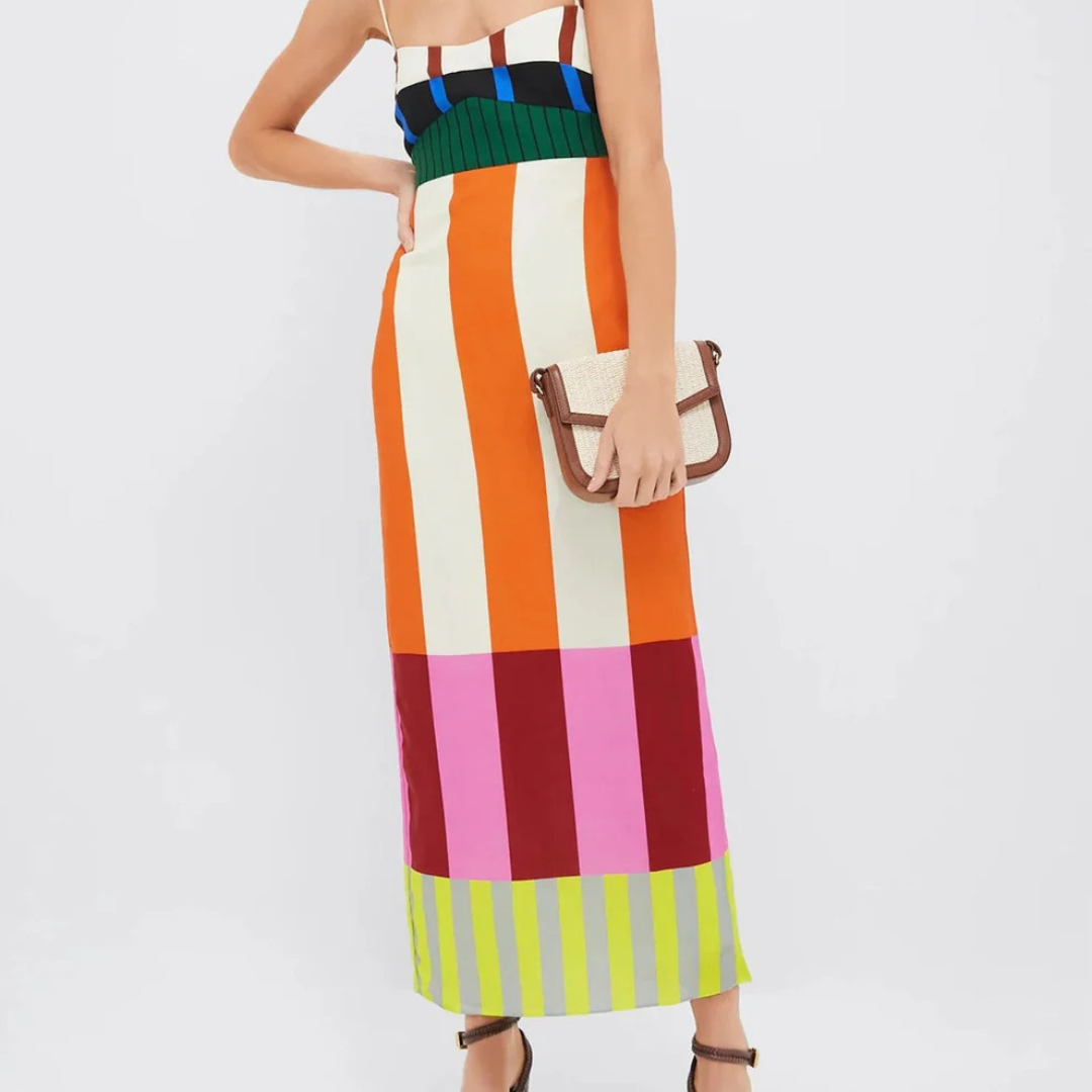 Laia- Vestido Largo Multicolor