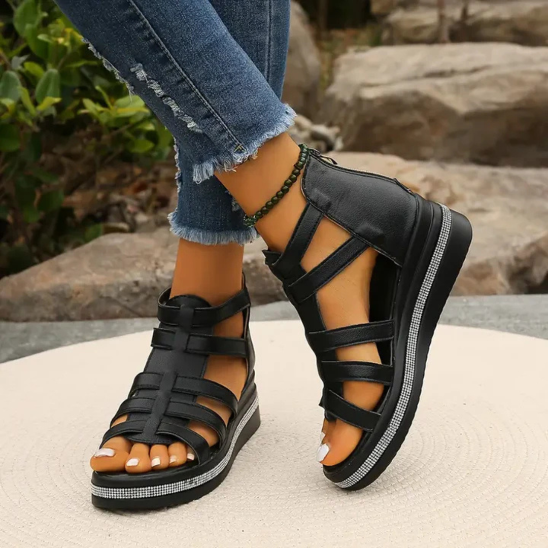 Sandalias Confort Flexia™ – Soporte plantar Tiras suaves + suela ergonómica