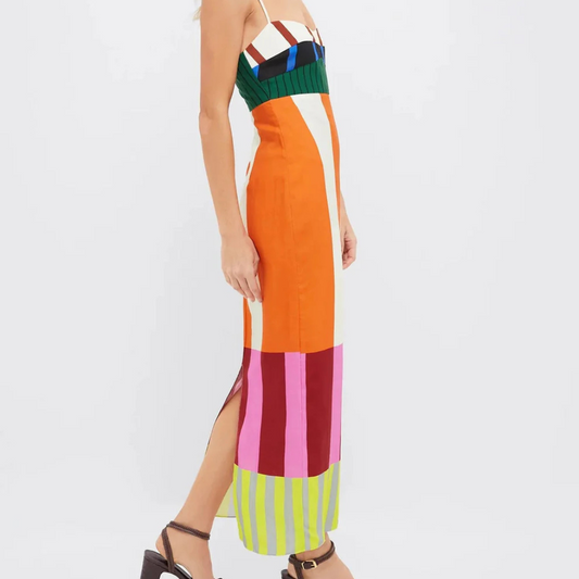 Laia- Vestido Largo Multicolor