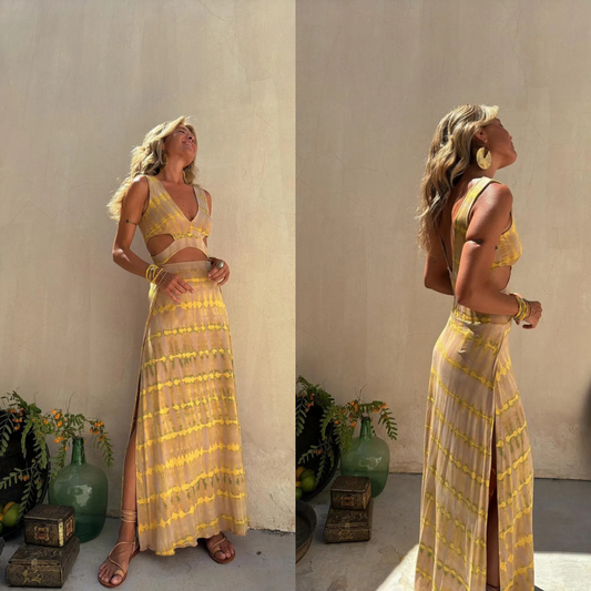 Vestido Sienna – Corte Fluido con Cintura Ajustable y Doble Estilo