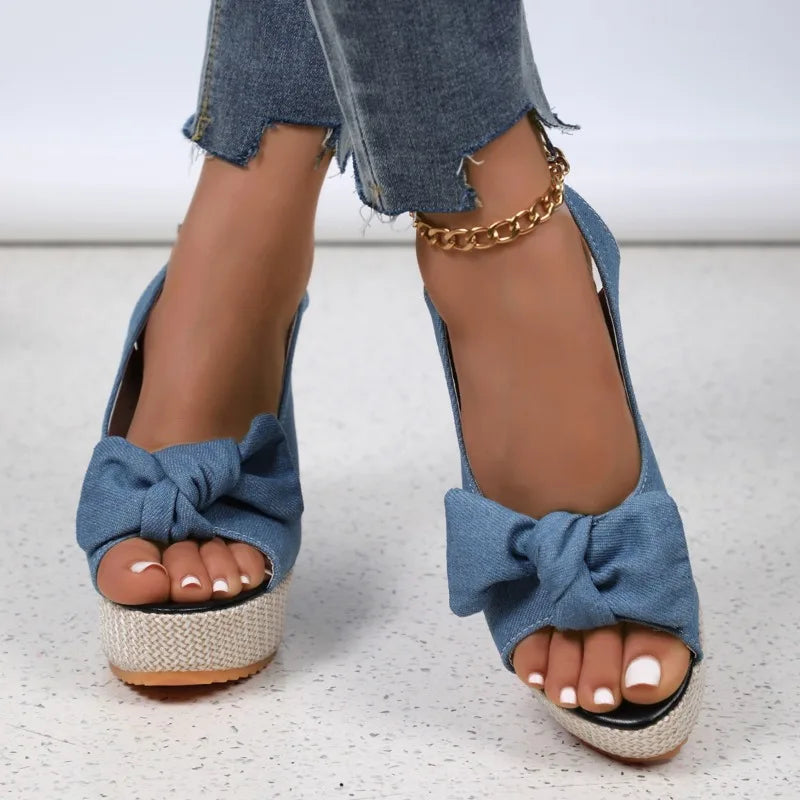 Sandalias de cuña Zoe