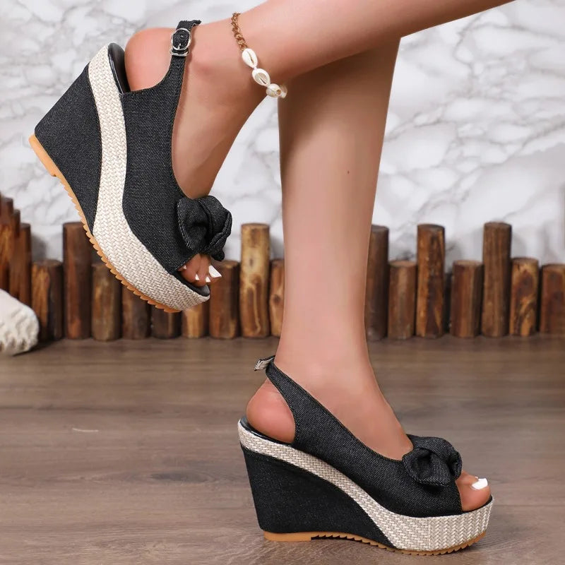 Sandalias de cuña Zoe