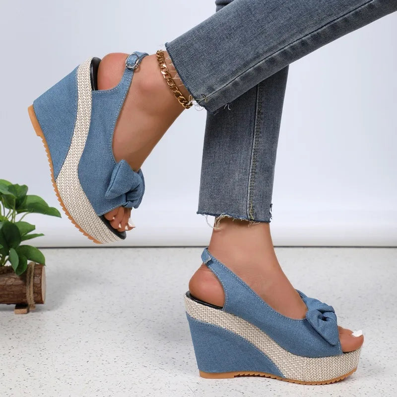 Sandalias de cuña Zoe